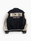 Vintage Varsity 'Macbeth Sports Club' Bomber Jacket - Black