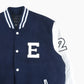Vintage Varsity 'E' Bomber Jacket - Navy
