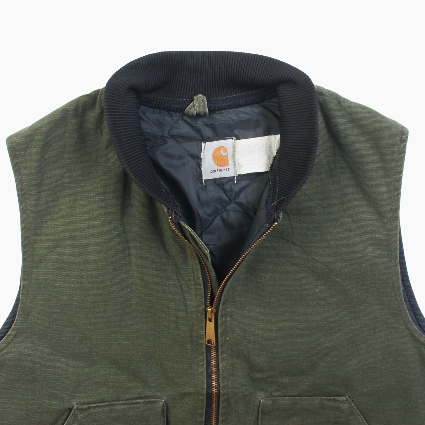 Lined Vest - Washed Green