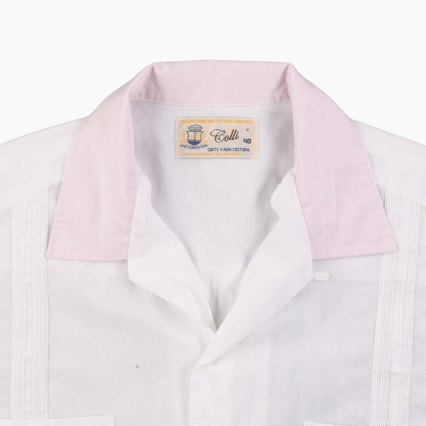 Vintage Cuban Guayabera Shirt