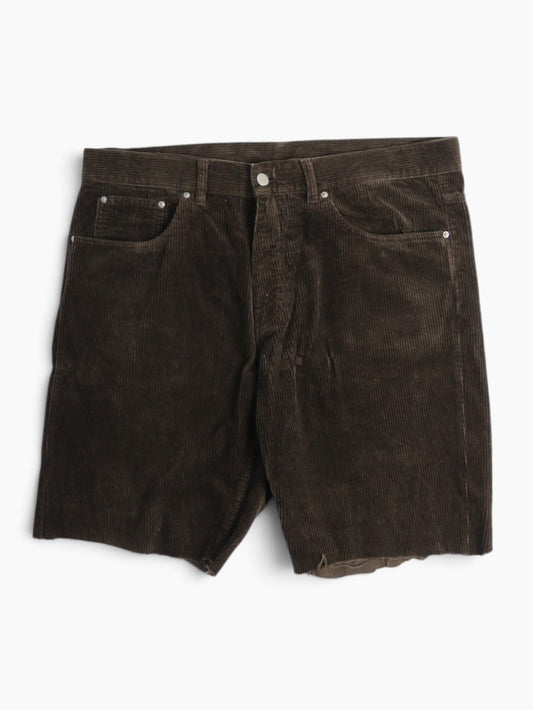 Corduroy Shorts - Brown