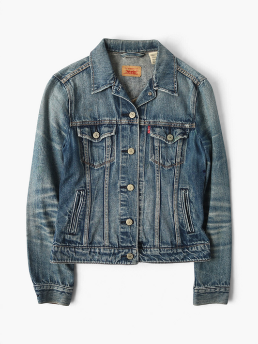 Vintage Denim Trucker Jacket