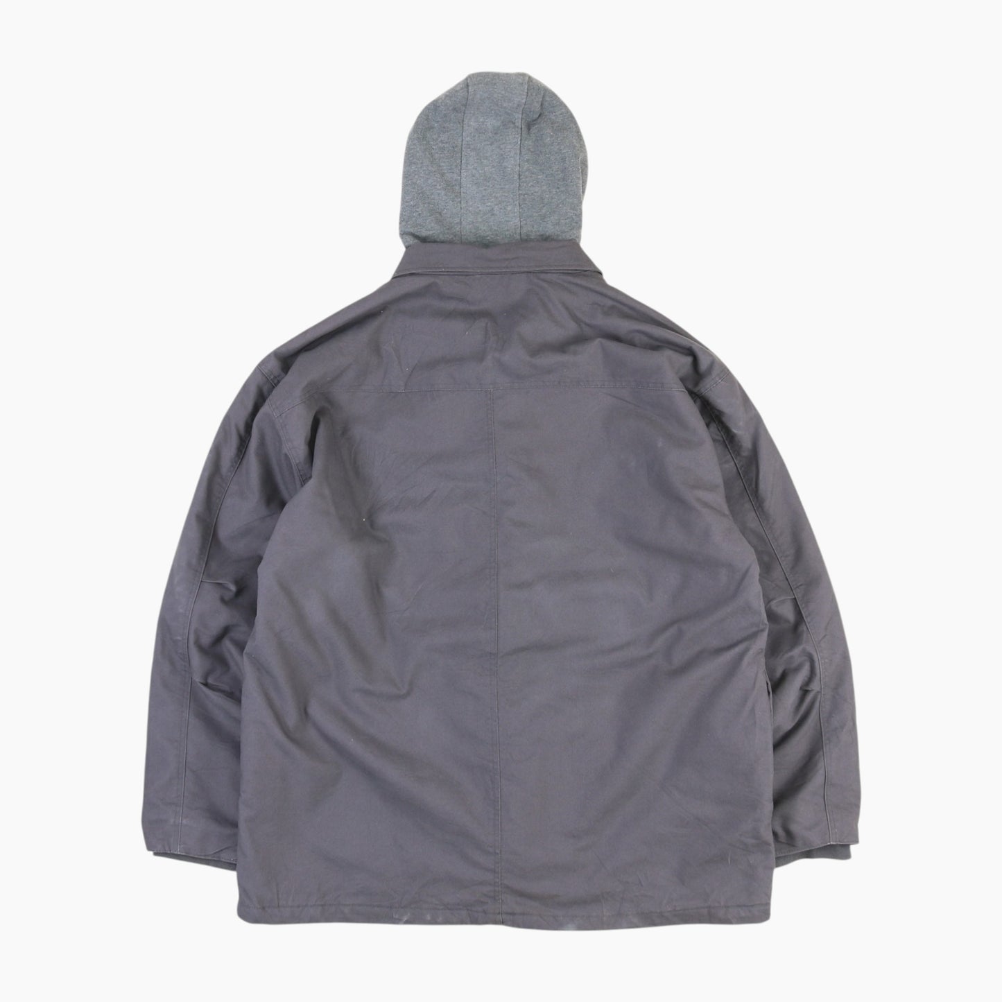 Hooded Work Jacket - Grey