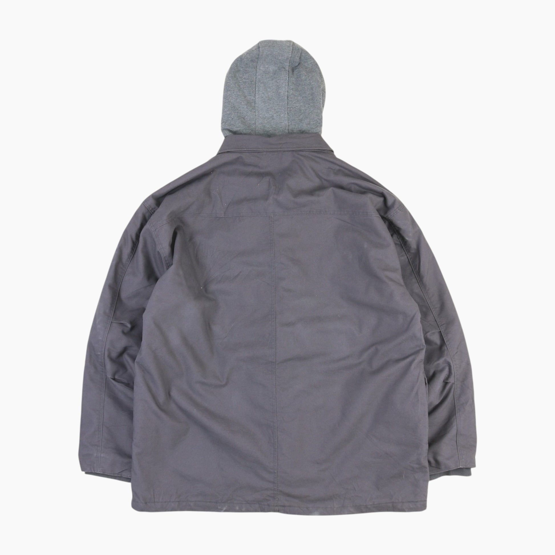 Hooded Work Jacket - Grey