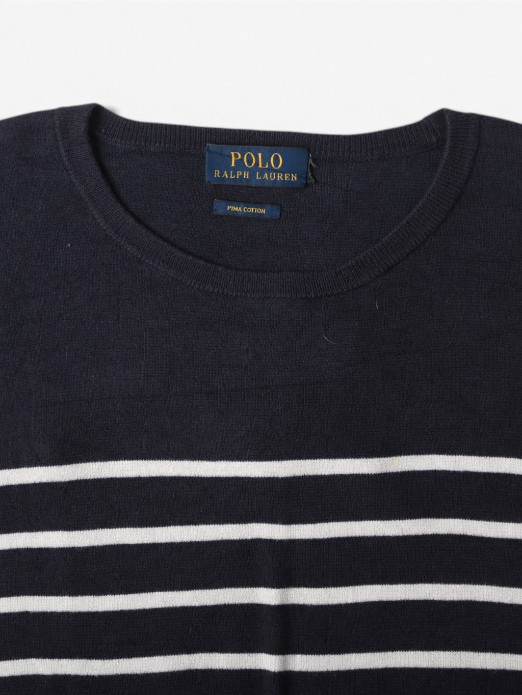 Striped Knit Crew Neck
