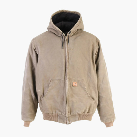 Hooded Active Jacket - Brown