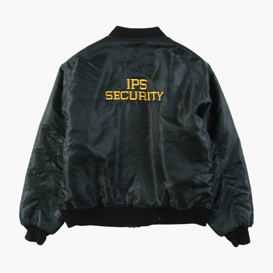 Vintage 'IPS Security' MA-1 Bomber Jacket