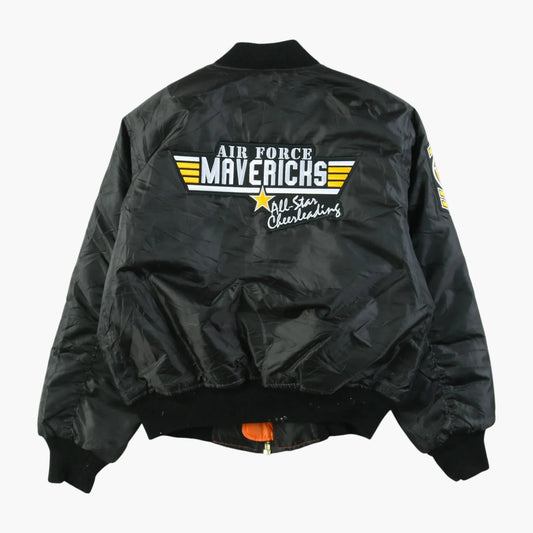 Vintage 'Air Force Mavericks' MA-1 Bomber Jacket