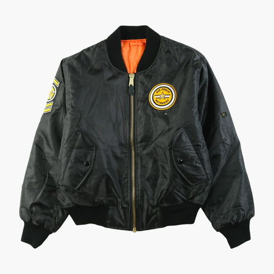 Vintage 'Air Force Mavericks' MA-1 Bomber Jacket