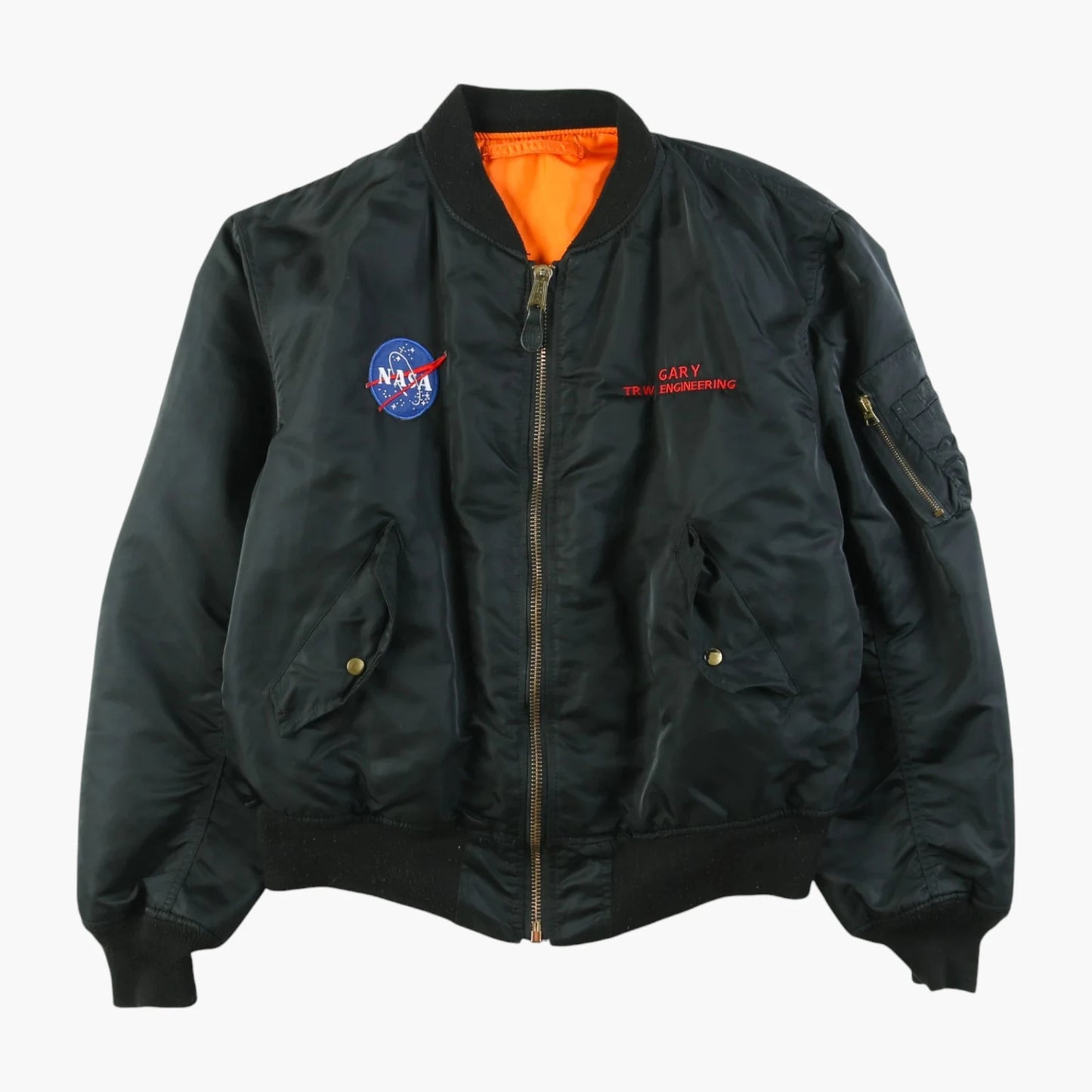 Vintage Alpha Industries 'NASA' MA-1 Bomber Jacket American Madness