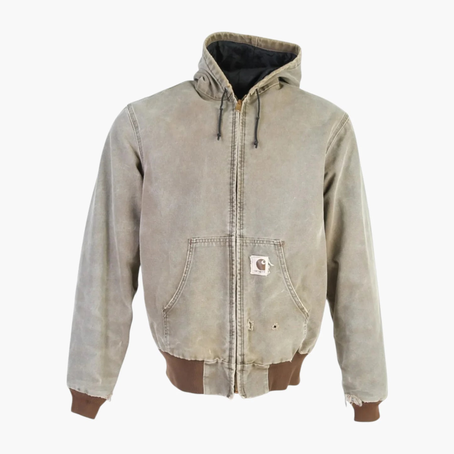 Active Hooded Jacket - Washed Brown