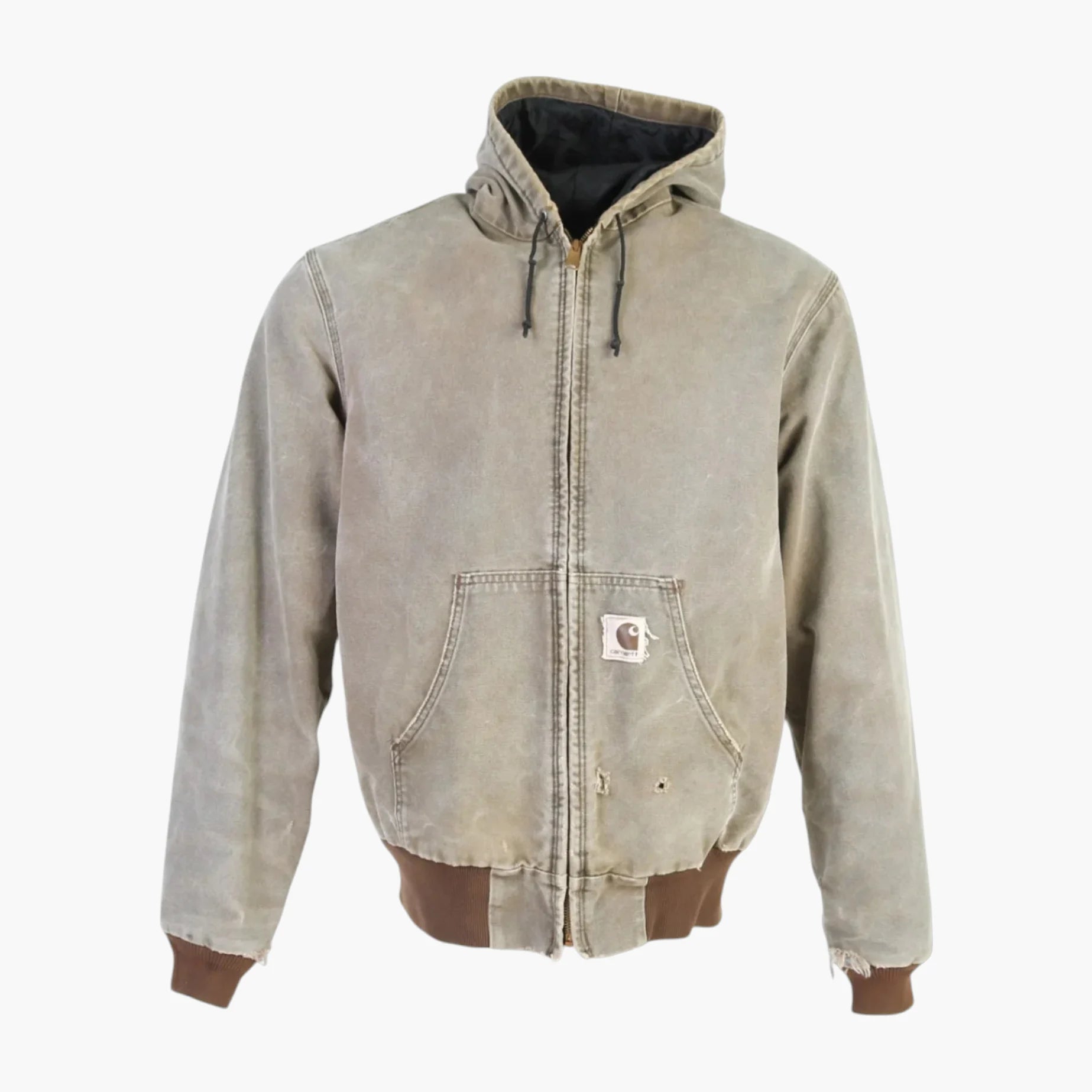 Active Hooded Jacket - Washed Brown