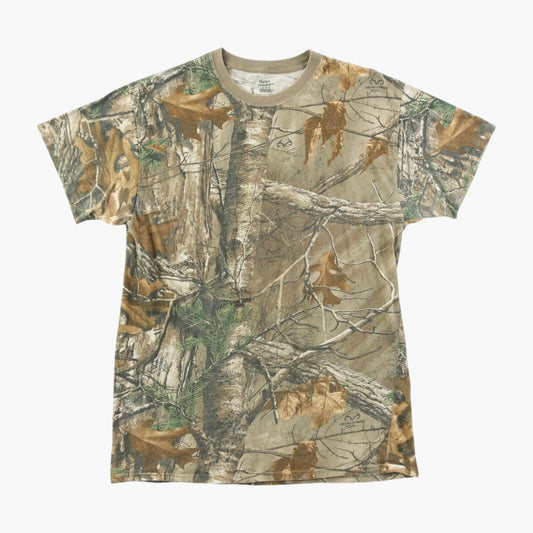 Vintage 'Real Tree' All Over Print T-Shirt