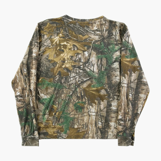 Vintage 'Real Tree' All Over Print T-Shirt