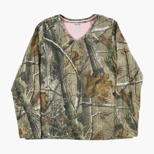 Vintage 'Real Tree' All Over Print T-Shirt