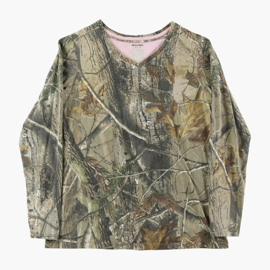 Vintage 'Real Tree' All Over Print T-Shirt