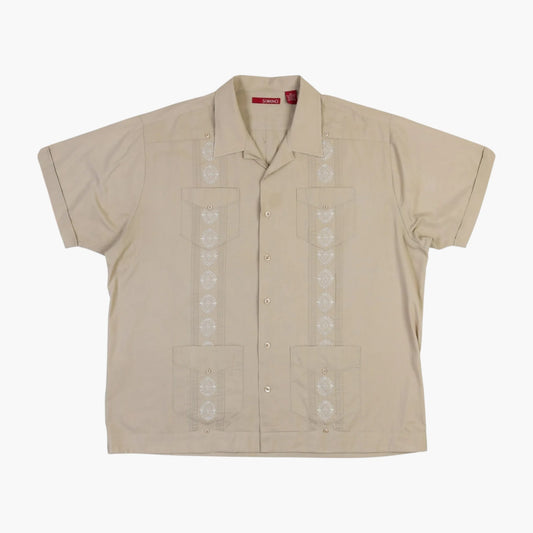 Vintage Cuban Guayabera Shirt