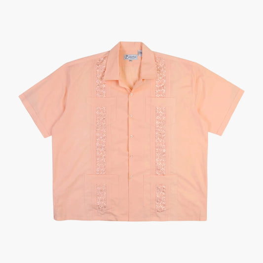 Vintage Cuban Guayabera Shirt
