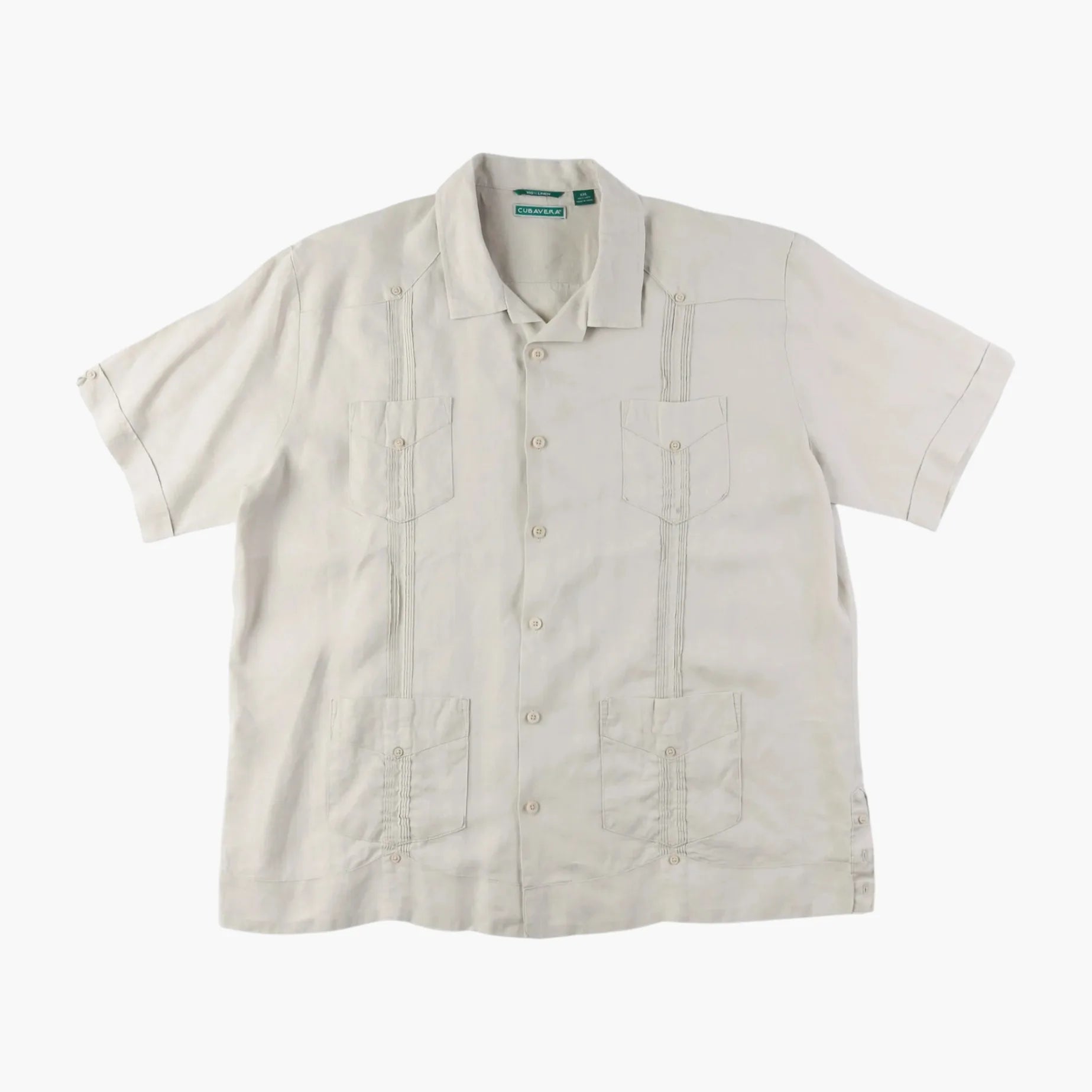 Vintage Cuban Guayabera Shirt