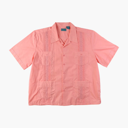 Vintage Cuban Guayabera Shirt