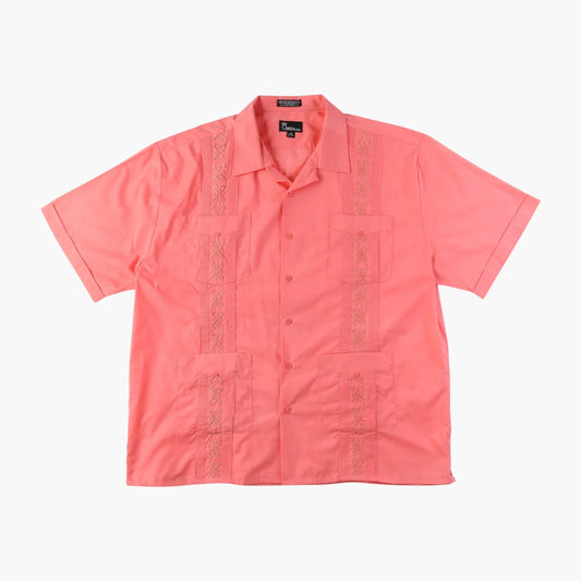 Vintage Cuban Guayabera Shirt