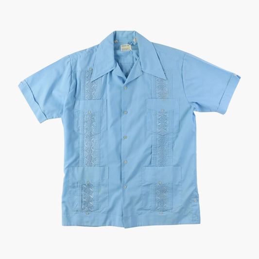 Vintage Cuban Guayabera Shirt
