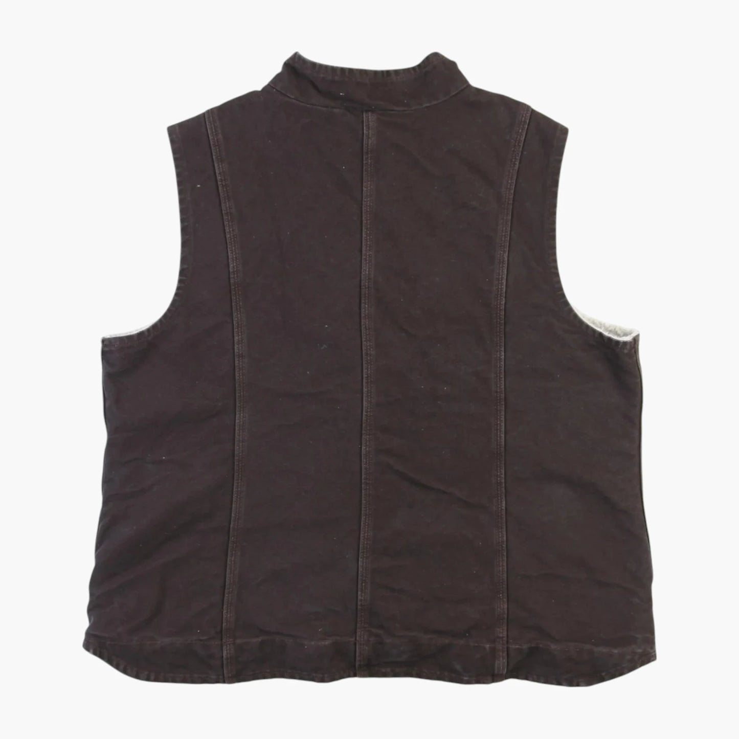 Lined Vest - Brown
