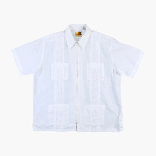 Vintage Cuban Guayabera Shirt