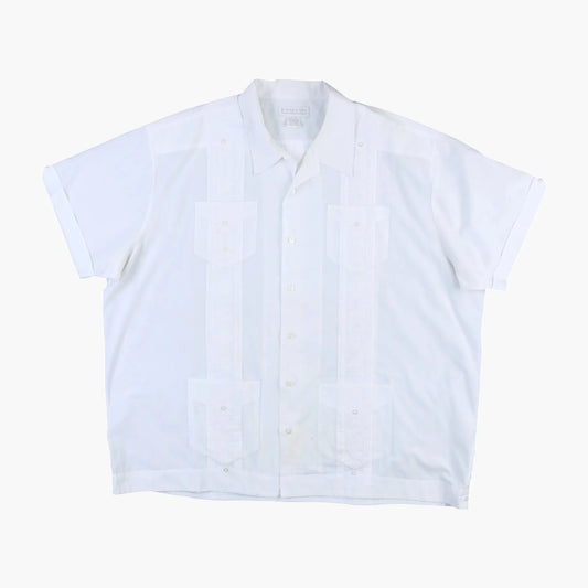 Vintage Cuban Guayabera Shirt