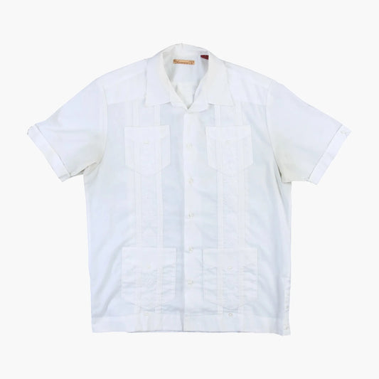 Vintage Cuban Guayabera Shirt