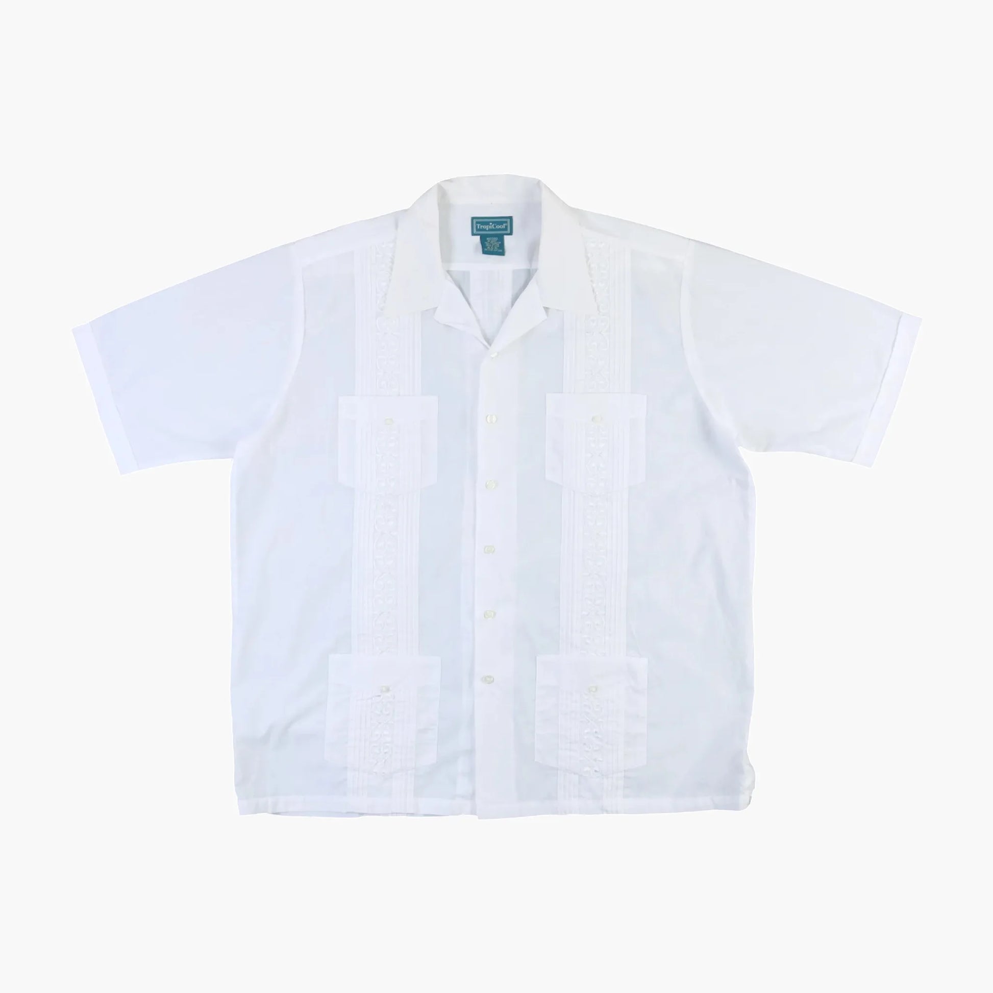 Vintage Cuban Guayabera Shirt