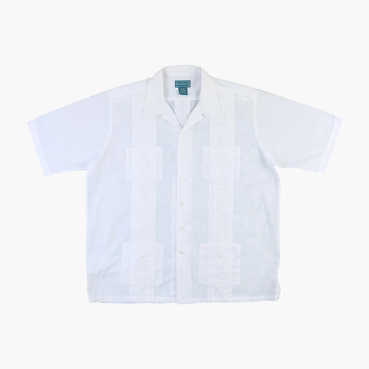 Vintage Cuban Guayabera Shirt