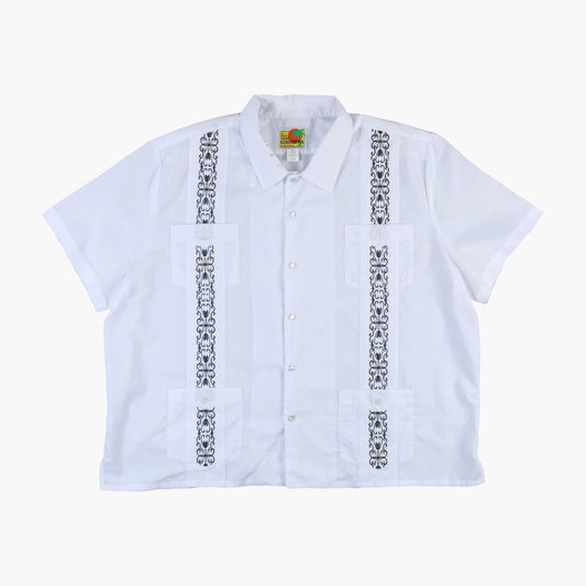 Vintage Cuban Guayabera Shirt