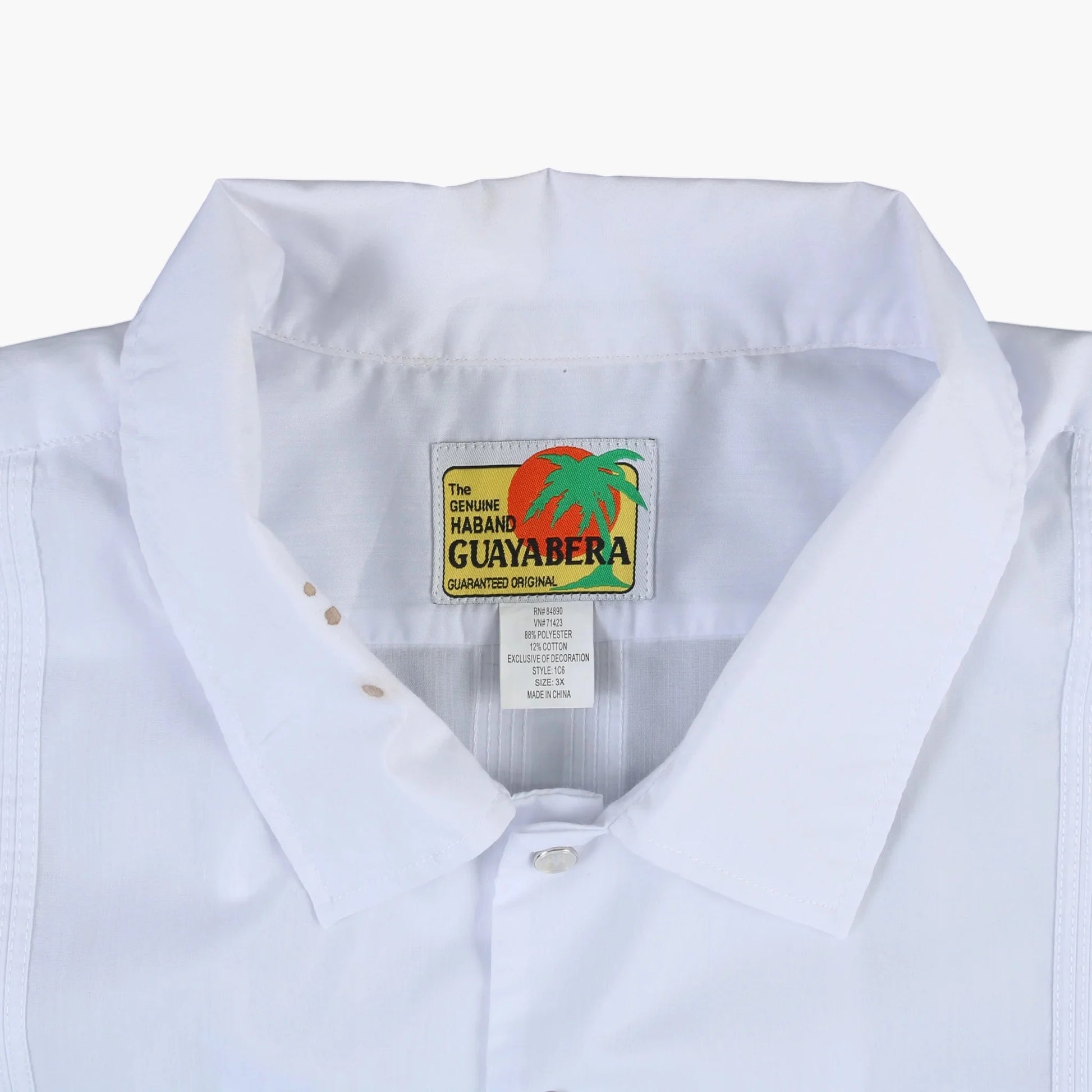 Vintage Cuban Guayabera Shirt