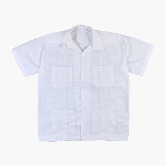 Vintage Cuban Guayabera Shirt