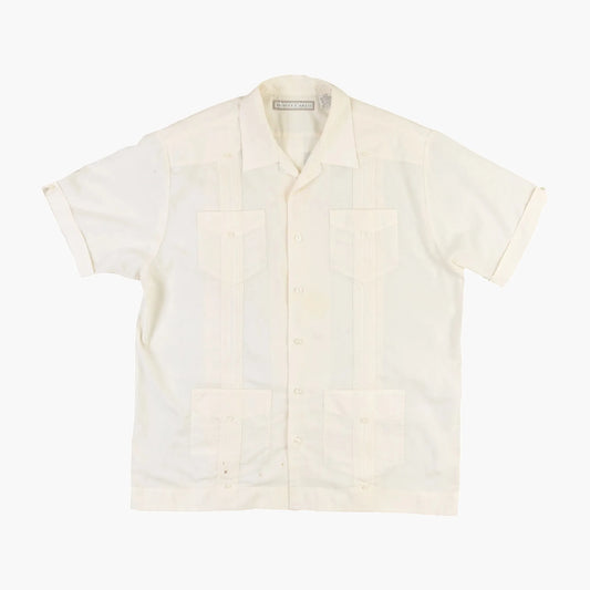 Vintage Cuban Guayabera Shirt