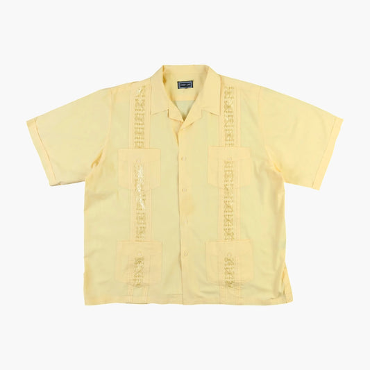 Vintage Cuban Guayabera Shirt