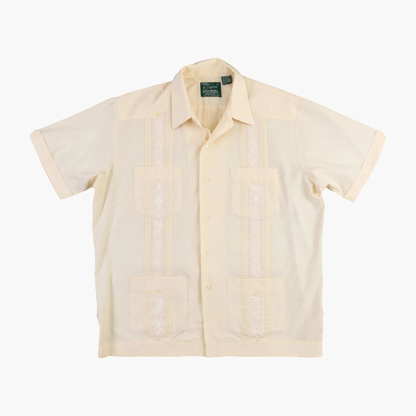 Vintage Cuban Guayabera Shirt