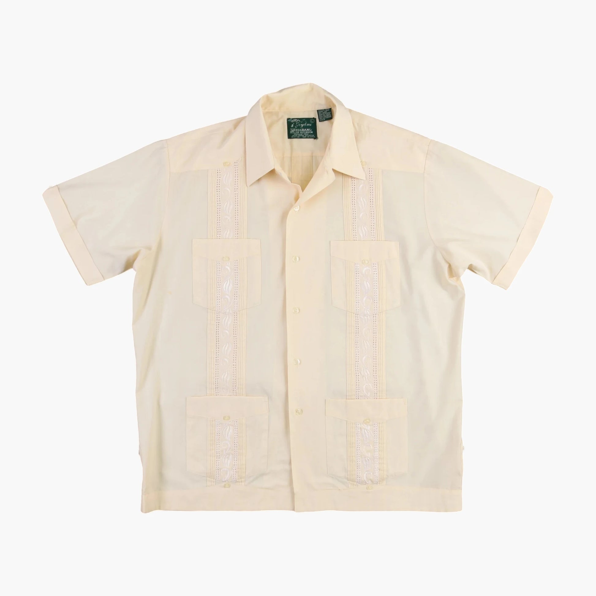 Vintage Cuban Guayabera Shirt