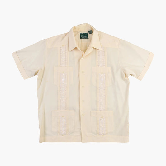 Vintage Cuban Guayabera Shirt