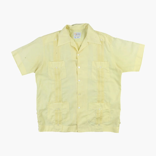 Vintage Cuban Guayabera Shirt
