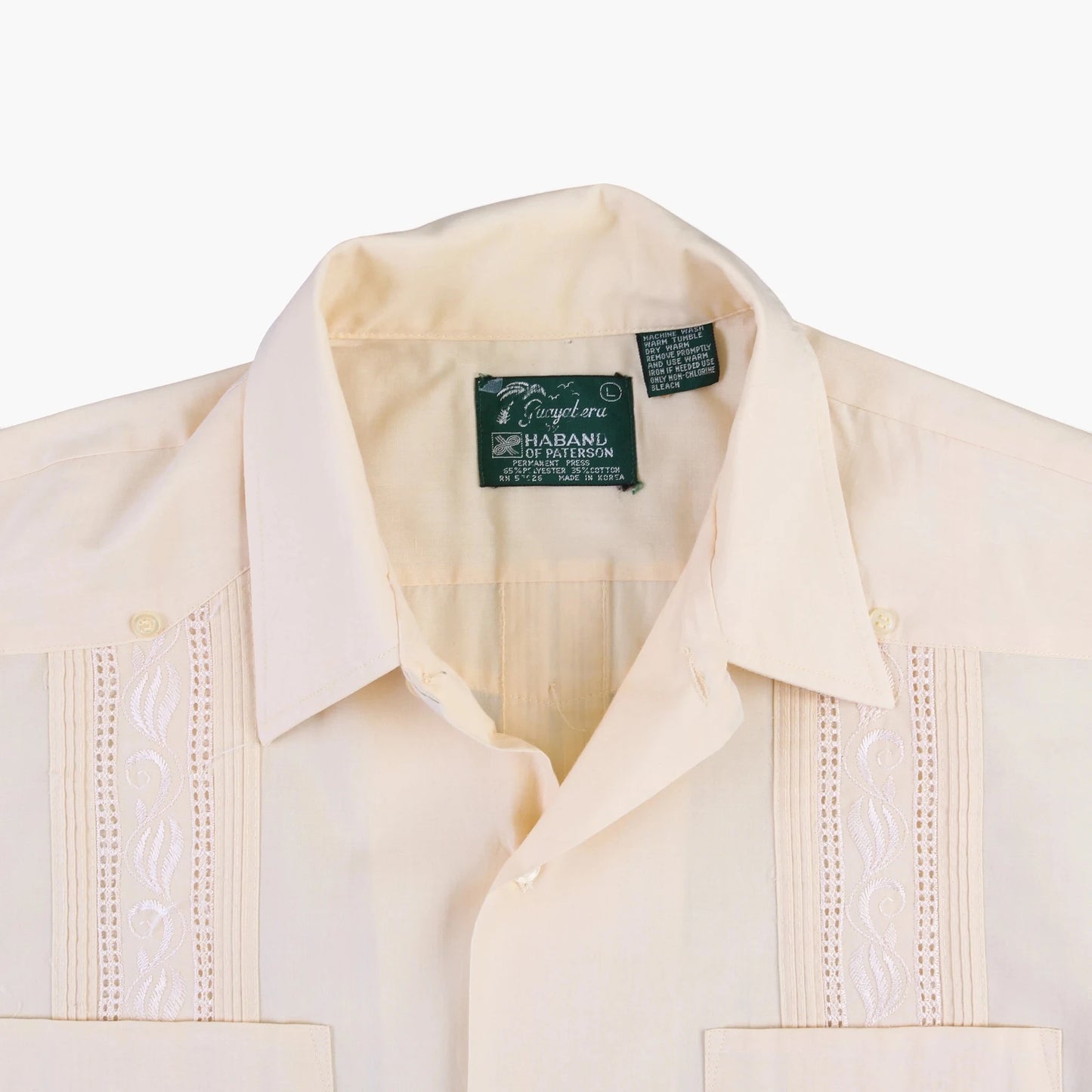 Vintage Cuban Guayabera Shirt
