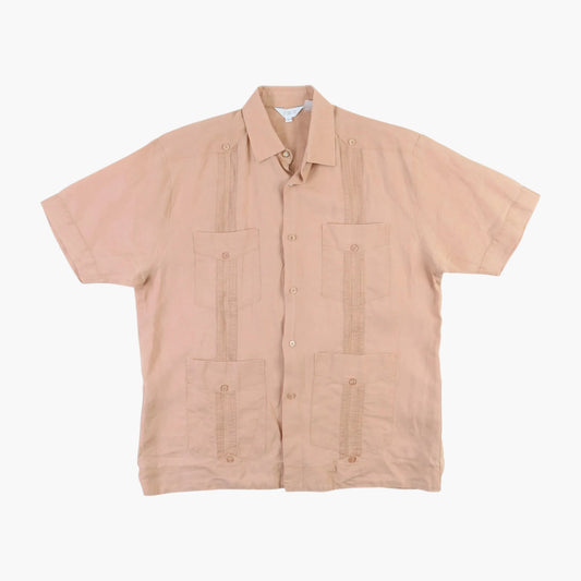 Vintage Cuban Guayabera Shirt