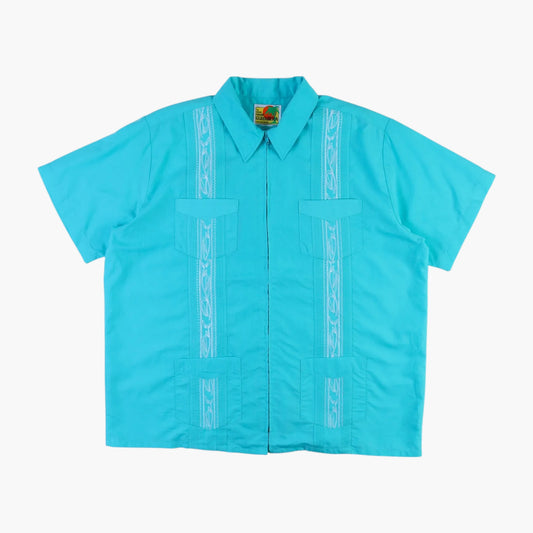 Vintage Cuban Guayabera Shirt