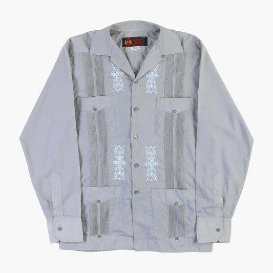 Vintage Cuban Guayabera Shirt