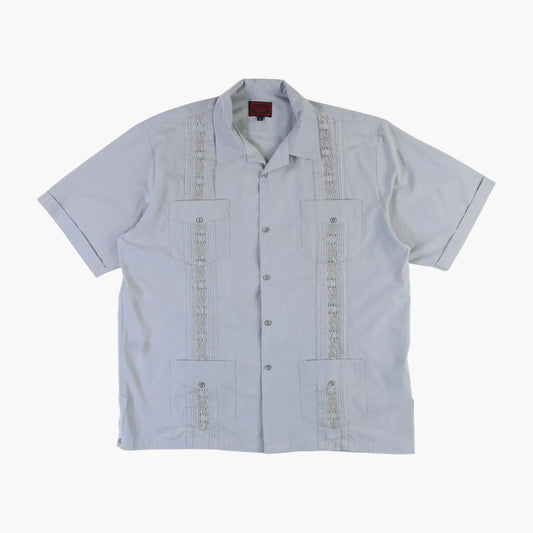 Vintage Cuban Guayabera Shirt