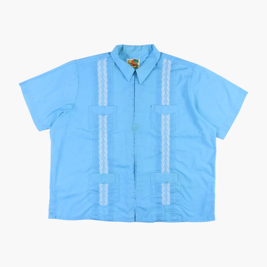 Vintage Cuban Guayabera Shirt