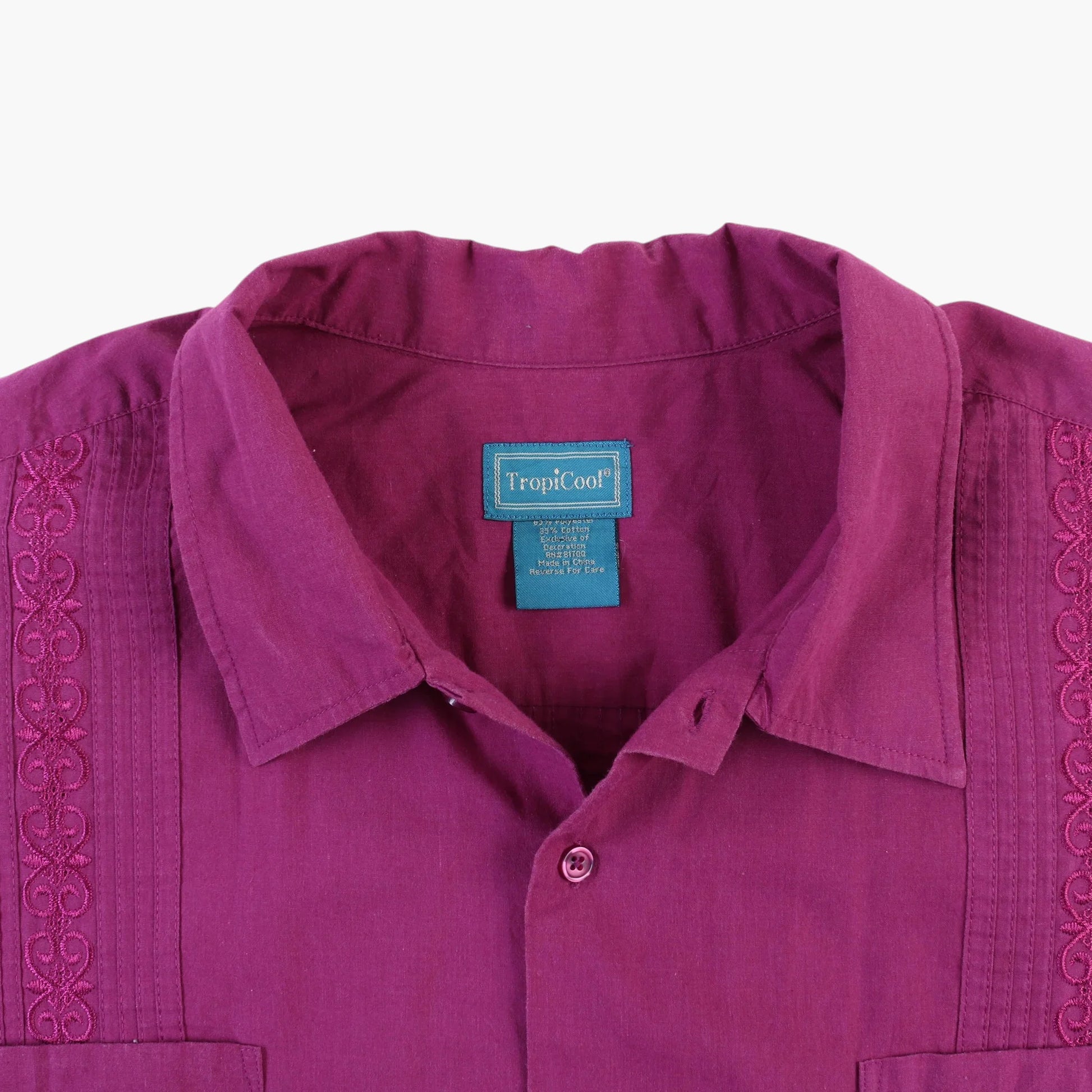 Vintage Cuban Guayabera Shirt