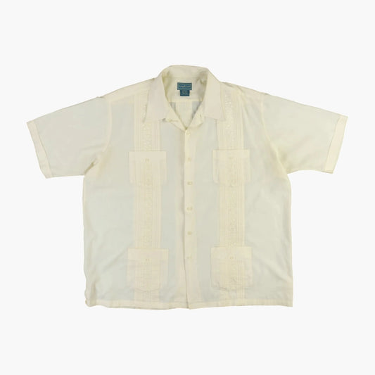 Vintage Cuban Guayabera Shirt