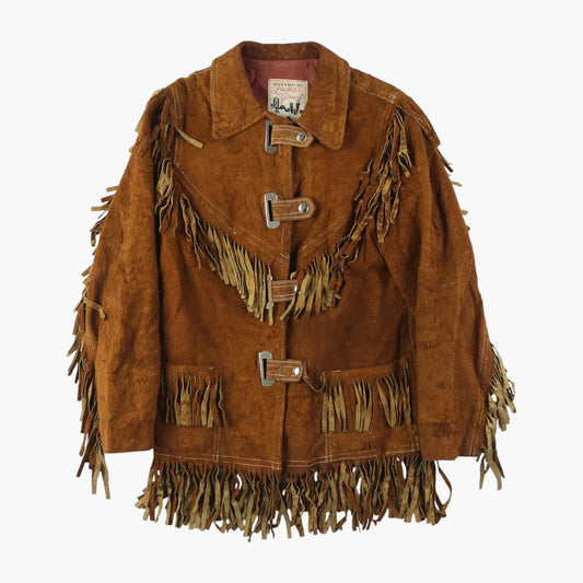 Montreal Leather Garment Western Fringe Jacket